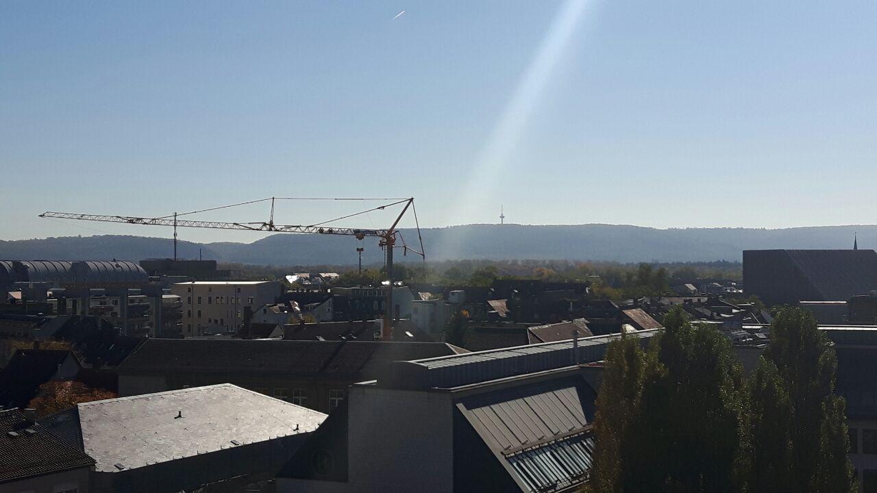 Karlsruhe oben und unten - Oben auf der Evangelischen Stadtkirche