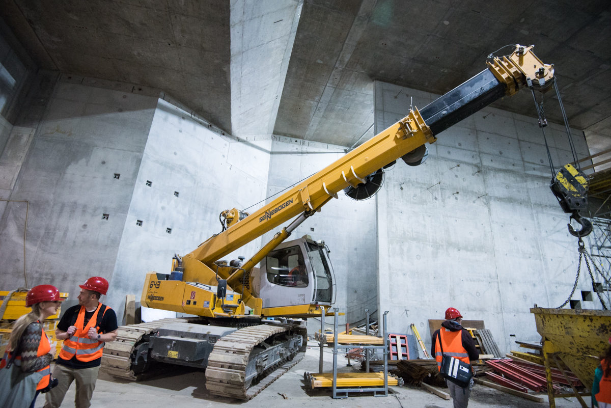 Karlsruhe oben und unten - Unten in der Baustelle von MicialMedia