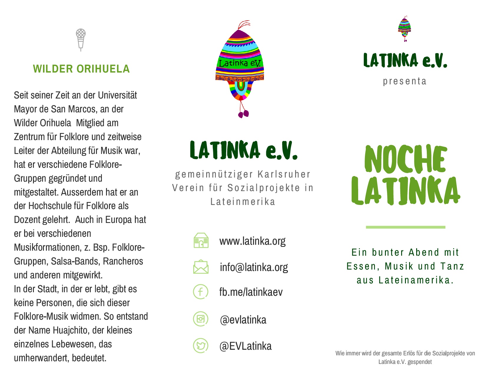 Noche Latinka Flyer